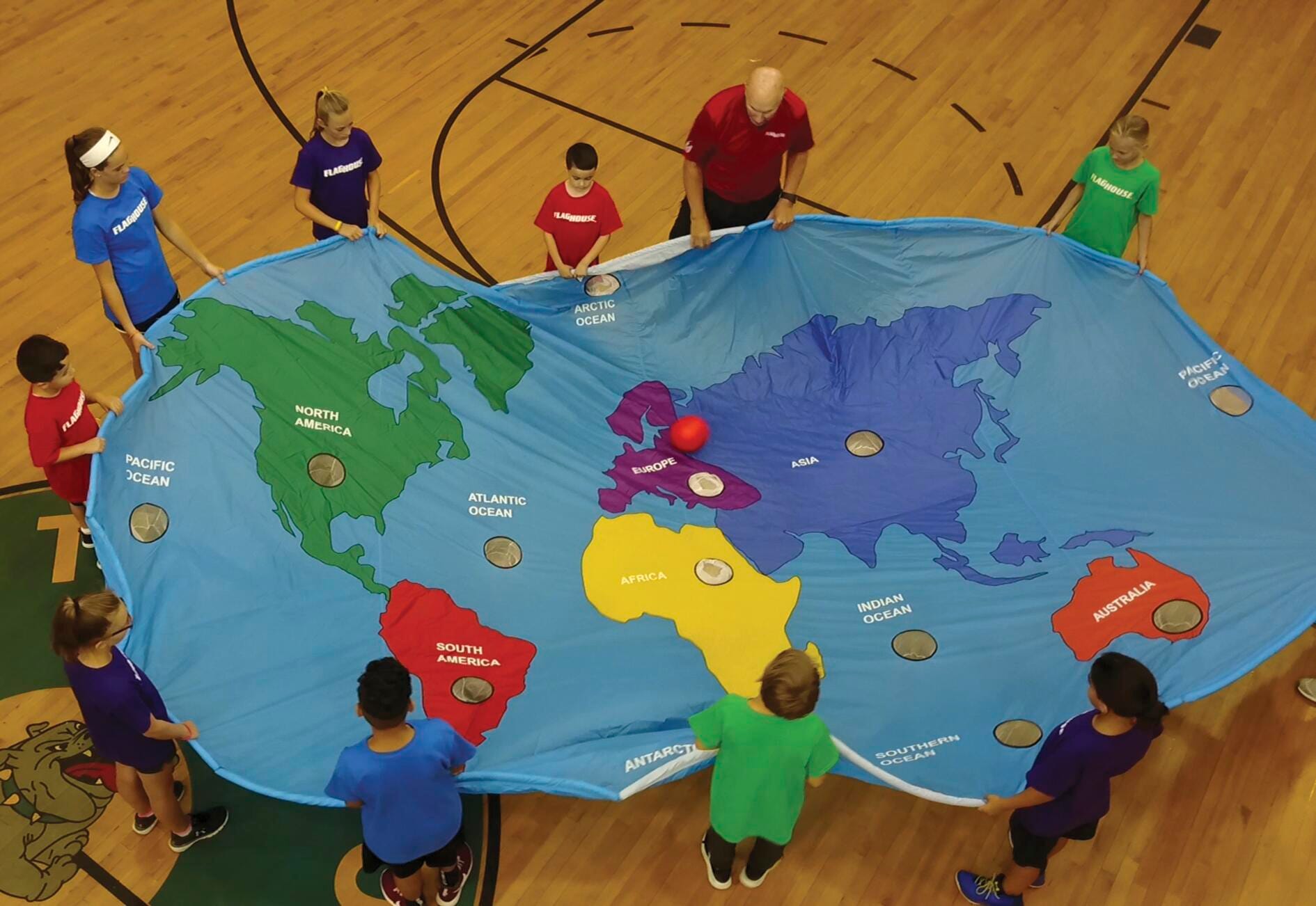 FlagHouse Earth Parachute, 19 x 13 Feet 2119992